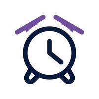 clock icon. vector dual tone icon for your website, mobile, presentation, and logo design.