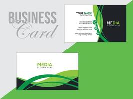 Modern Business card design template vector