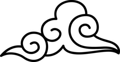 Cloud icon symbol vector image. Illustration of the hosting storage design image