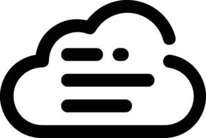 Cloud icon symbol vector image. Illustration of the hosting storage design image