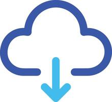 Cloud icon symbol vector image. Illustration of the hosting storage design image