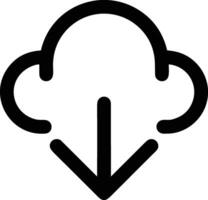 Cloud icon symbol vector image. Illustration of the hosting storage design image