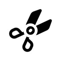 scissor icon. vector glyph icon for your website, mobile, presentation, and logo design.