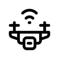 drone icon. vector line icon for your website, mobile, presentation, and logo design.