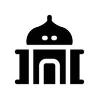 mosque icon. vector glyph icon for your website, mobile, presentation, and logo design.