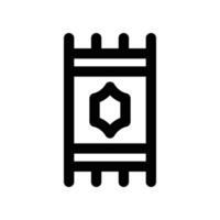 sajadah icon. vector line icon for your website, mobile, presentation, and logo design.