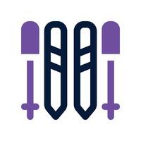 ice ski icon. vector dual tone icon for your website, mobile, presentation, and logo design.