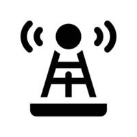antenna icon. vector glyph icon for your website, mobile, presentation, and logo design.