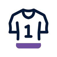 sport shirt icon. vector dual tone icon for your website, mobile, presentation, and logo design.
