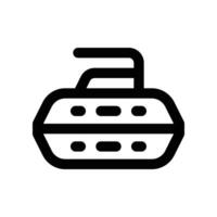curling icon. vector line icon for your website, mobile, presentation, and logo design.