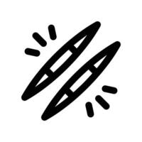 javelin icon. vector line icon for your website, mobile, presentation, and logo design.