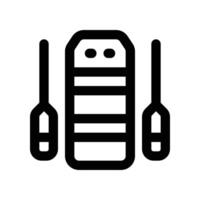rafting icon. vector line icon for your website, mobile, presentation, and logo design.