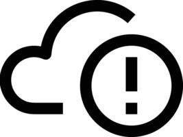 Cloud icon symbol vector image. Illustration of the hosting storage design image