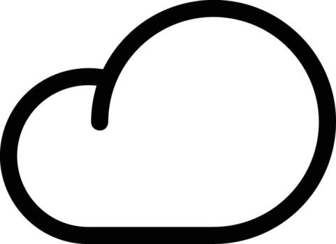 Cloud icon symbol vector image. Illustration of the hosting storage design image
