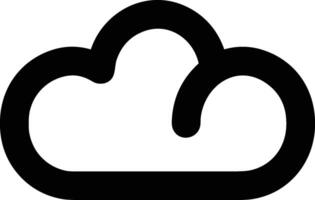 Cloud icon symbol vector image. Illustration of the hosting storage design image