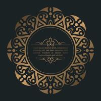 Luxury calligraphy ornament frame line design vector