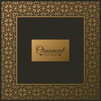 Elegant decorative frame design background vector