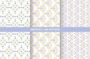 pastel color seamless pattern collection vector
