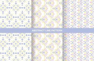 pastel color seamless pattern collection vector