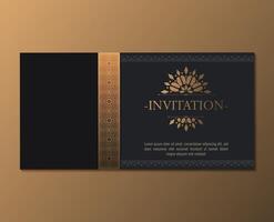 luxury invitation background style ornamental pattern vector