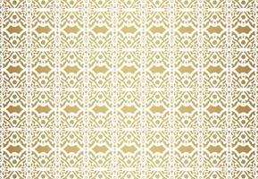 Gold Lines Ornament Geometric Seamless Pattern vector