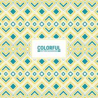 Colorful abstract geometric pattern design vector