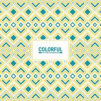 Colorful abstract geometric pattern design vector