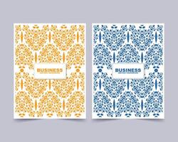 colorful abstract pattern cover design vector
