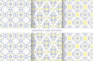 pastel color seamless pattern collection vector