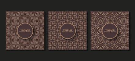 Vector seamless geometric pattern texture