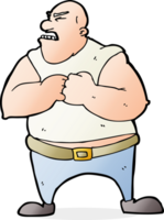 cartoon violent man png