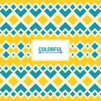 Colorful abstract geometric pattern design vector