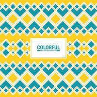 Colorful abstract geometric pattern design vector