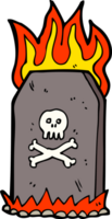 cartoon spooky grave png