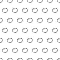 Seamless pattern with sketch circles shape vector