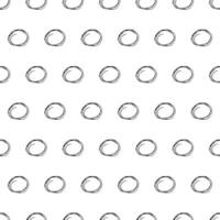 Seamless pattern with sketch circles shape vector