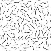 Seamless pattern with sketch squiggle vector