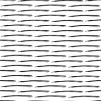 Seamless pattern with black pencil brushstrokes vector