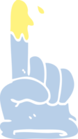 cartoon doodle rubber glove png