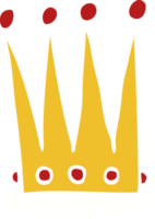 cartoon doodle crown png