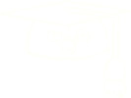 dessin à la craie de bonnet de graduation png