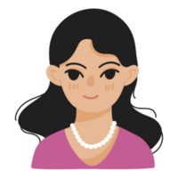 Cute Woman Illustration png
