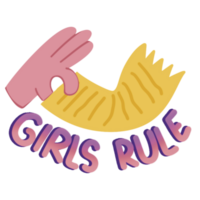 Girl for rules icon png