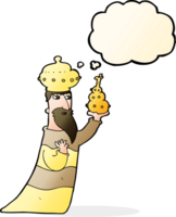 one of the three wise men with thought bubble png