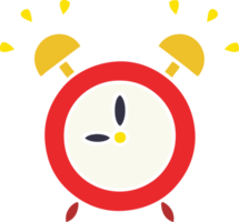 plano cor retro desenho animado do uma toque alarme relógio png