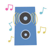 Speakers sounds party illustration png