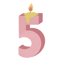 Geburtstag Jahrestag Nummer 2 Kerze Kuchen png