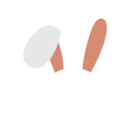 Rabbit ear icon illustration png