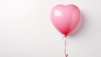 AI generated Realistic Love Balloon With Copy Space Text photo