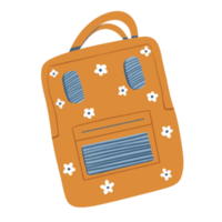 Spring bag for travel illustration png